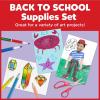 imageFaberCastell Back to School Supplies Set  12 DuoTip Markers 12 Colored Ecopencils Child Safe Scissors ampamp Grip Trio Sharpener Sharpener Color May Vary  RedBlue
