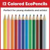 imageFaberCastell Back to School Supplies Set  12 DuoTip Markers 12 Colored Ecopencils Child Safe Scissors ampamp Grip Trio Sharpener Sharpener Color May Vary  RedBlue