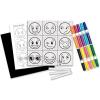 imageFaberCastell Color by Number Foil Fun  TRex  Color and Display 1 Dinosaur Color by Number BoardEmoji