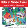 imageFaberCastell Color by Number Puzzle Camping  100 Pieces DIY Coloring Puzzle Set for Kids Ages 6Camping