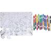 imageFaberCastell Color by Number Puzzle Camping  100 Pieces DIY Coloring Puzzle Set for Kids Ages 6Camping