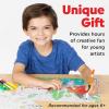 imageFaberCastell Color by Number Puzzle Camping  100 Pieces DIY Coloring Puzzle Set for Kids Ages 6Camping