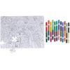 imageFaberCastell Color by Number Puzzle Camping  100 Pieces DIY Coloring Puzzle Set for Kids Ages 6Jungle