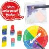 imageFaberCastell Colored Pencil Art Set  6 Coloring Pencils and 5 Drawing Tools Art Set for Adults