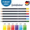 imageFaberCastell Colored Pencil Art Set  6 Coloring Pencils and 5 Drawing Tools Art Set for Adults