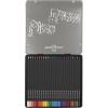 imageFaberCastell Colouring Pencils Black Edition tin of 24 tin of 1224 Count Pack of 1