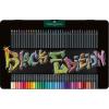 imageFaberCastell Colouring Pencils Black Edition tin of 36 tin of 12Metal case