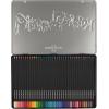 imageFaberCastell Colouring Pencils Black Edition tin of 36 tin of 12Metal case