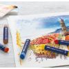 imageFaberCastell Creative Studio Oil Pastel Crayons  12 Vibrant Colors12 Count Pack of 1