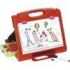 imageFaberCastell DoArt 3in1 Travel Easel  30 Piece Tabletop Easel for Kids with Art Supplies Multicolor