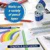 imageFaberCastell Grip Trio Manual Pencil Sharpener Red or Blue  Graphite Jumbo and Colored Pencil Sharpener