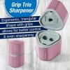 imageFaberCastell Grip Trio Pencil Sharpener Rose ShadowsRose Shadows