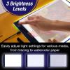 imageFaberCastell LED Light Tracing Board Adjustable Light Up Drawing Board LED Drawing Pad Tracing Light Box Light Pad ampamp Board for Artists Hobbyists ampamp Adults