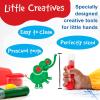 imageFaberCastell Little Creatives Jumbo Squeezing Paint Brushes 6 Colors Paint Sticks for Kids Washable Toddler Art Supplies Non Toxic Paint and Brush in One Kids Crafts Age 3 to 5