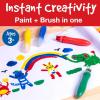 imageFaberCastell Little Creatives Jumbo Squeezing Paint Brushes 6 Colors Paint Sticks for Kids Washable Toddler Art Supplies Non Toxic Paint and Brush in One Kids Crafts Age 3 to 5