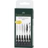 imageFaberCastell Pitt Artist Pen Set of 6 Manga Shjo1 Count Pack of 1