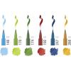 imageFaberCastell Pitt Artist Pen Set of 6 Manga Shjo6 Count Pack of 2