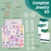 imageFaberCastell Pressed Floral Acrylic Earrings  Create 3 Earrings Jewelry Making Kit and Crafts for Adults Pressed Floral Earring Making Kit Hobbies for Women Birthday Gifts for Women and Teens
