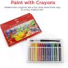 imageFaberCastell Watercolor Crayons with Brush 15 Colors  Premium Quality Art Supplies for Kids