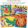 imageFaberCastell World Colors Modeling Clay  Modeling Clay for Kids  Sensory PlayColoring with Clay Jungle Animals