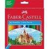 imageFABERCASTELL Castle 120124 Colouring Pencils Set 24 Pieces Hexagonal Shatterproof for Children and AdultsColourful