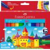imageFaberCastell 154311  Box of 12 Jumbo Markers  MultiColoured  Super Washable