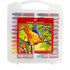 imageFaberCastell Blendable Oil Pastels In Durable Storage Case 24 Vibrant Colors  NonToxic Pastels for Kids24 Colors