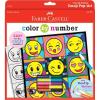 imageFaberCastell Color by Number Foil Fun  TRex  Color and Display 1 Dinosaur Color by Number BoardEmoji