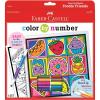 imageFaberCastell Color by Number Foil Fun  TRex  Color and Display 1 Dinosaur Color by Number BoardFoodie Friends