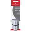 imageFaberCastell Grip Trio Pencil Sharpener Rose ShadowsSilver