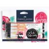 imageFaberCastell White Pitt Artist Pen Set  4 Opaque White India Ink Artist Markers  Lettering and Illustration Marker Set4 Assorted Markers White