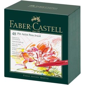 imageFaberCastel Pitt Artist Brush Pens 24 Pack Multicolor1 Count Pack of 1
