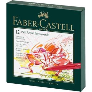 imageFaberCastel Pitt Artist Brush Pens 24 Pack Multicolor1 Count Pack of 12