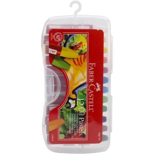 imageFaberCastell Blendable Oil Pastels In Durable Storage Case 24 Vibrant Colors  NonToxic Pastels for Kids12 Colors