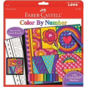 imageFaberCastell Color by Number Foil Fun  TRex  Color and Display 1 Dinosaur Color by Number BoardLove