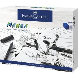 imageFaberCastell Creative Studio Manga Starter Set Multicoloured For Art Craft Drawing Sketching Home School University Colouring
