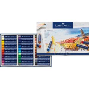 imageFaberCastell Creative Studio Oil Pastel Crayons  12 Vibrant Colors1 Count Pack of 36