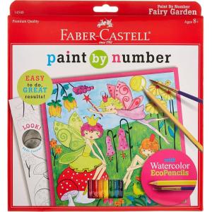 imageFaberCastell Paint by Number Foil Fun  Unicorns  Color and Display 1 Unicorn Paint by Number BoardFairy Garden