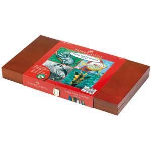 imageFaberCastell Young Artist Essentials Gift Set  64Piece Premium Quality Art Set for Kids