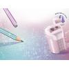 imageFABERCASTELL Sparkle 118297 Pencil Set with Sharpener Eraser and 2 Pencils Writing Set Ocean Metallicocean metallic