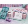 imageFABERCASTELL Sparkle 118297 Pencil Set with Sharpener Eraser and 2 Pencils Writing Set Ocean Metallicocean metallic