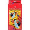 imageFaber Castell FC129124 Jumbo Triangular Beeswax Crayon Assorted Color 175quot Height 438quot Width 975quot Length Pack of 24