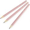 imageFaberCastell 580024 Grip 2001 Pencil Set 5Piece with 3 Pencils Eraser and Sharpener BlackRose Shadows