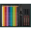 imageFaberCastell Albrecht Drer ampamp Pitt Pen Gift Set 21 Piece Set Drawing Colouring Paint Paint Brush Sketch Pencils Pens School ampamp Office Artist Supplies Art Product Paper Pad Sketchbook