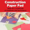 imageFaberCastell Construction Paper Pad  MultiColored Craft Paper 9quot x 12quot 60 Sheets