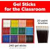 imageFaberCastell Gel Stick School Pack  Multipurpose Crayons  240 Count  12 Vibrant Colors240 Count Original Colors School Pack