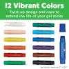 imageFaberCastell Gel Stick School Pack  Multipurpose Crayons  240 Count  12 Vibrant Colors240 Count Original Colors School Pack