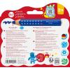 imageFaberCastell Grippy 110635 Colouring Pencils Set 6 Colouring Pencils with Sharpener for Toddlers from 2 Years 3in1 Pencil SetSet of 10