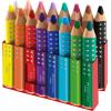 imageFaberCastell Grippy 110635 Colouring Pencils Set 6 Colouring Pencils with Sharpener for Toddlers from 2 Years 3in1 Pencil SetSet of 16  sharpener