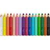 imageFaberCastell Grippy 110635 Colouring Pencils Set 6 Colouring Pencils with Sharpener for Toddlers from 2 Years 3in1 Pencil SetSet of 16  sharpener